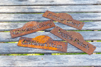 rustic garden signs