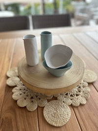 Flax Jug No Handle - Duck Egg