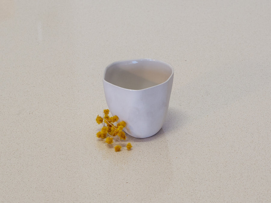 Flax Tea Cup - Snow White