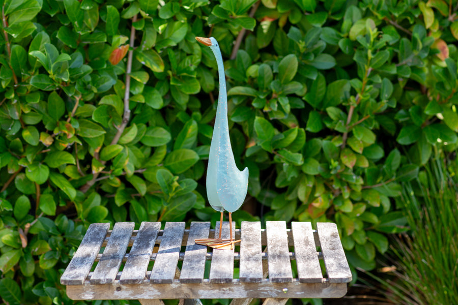 metal duck for gardens