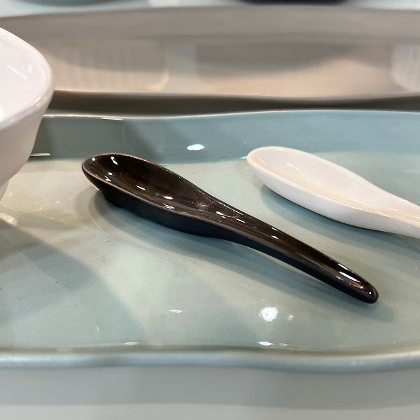 Flax Serve Spoon - Charcoal