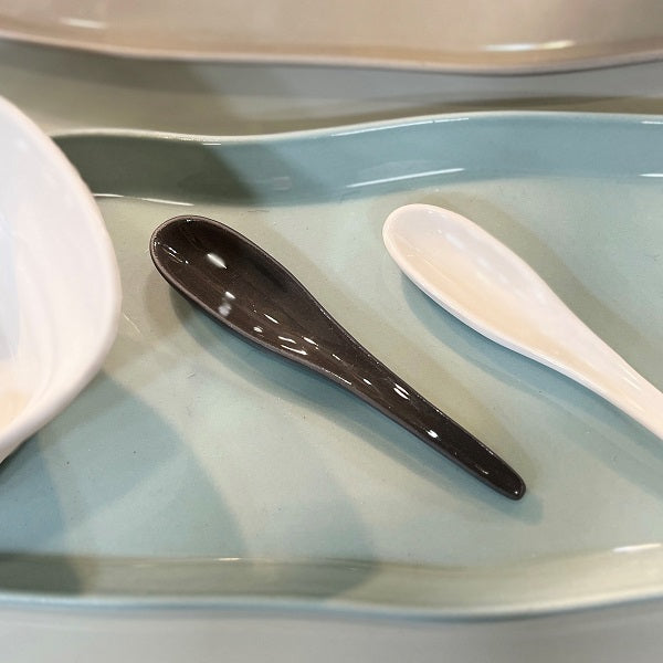 Flax Serve Spoon - Charcoal