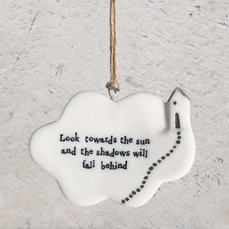 Porcelain House Hanging Cloud - Look Towards