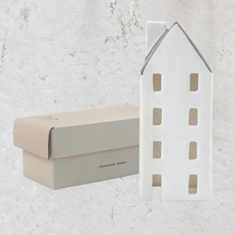 Porcelain Tea Light Candle Holder - Extra Tall