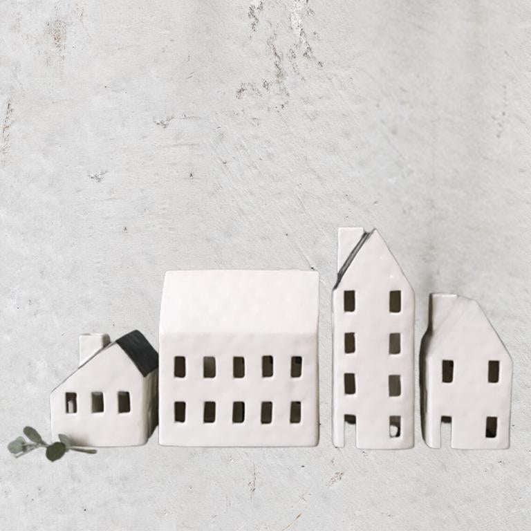 Porcelain Tea Light Candle Holder - Extra Tall