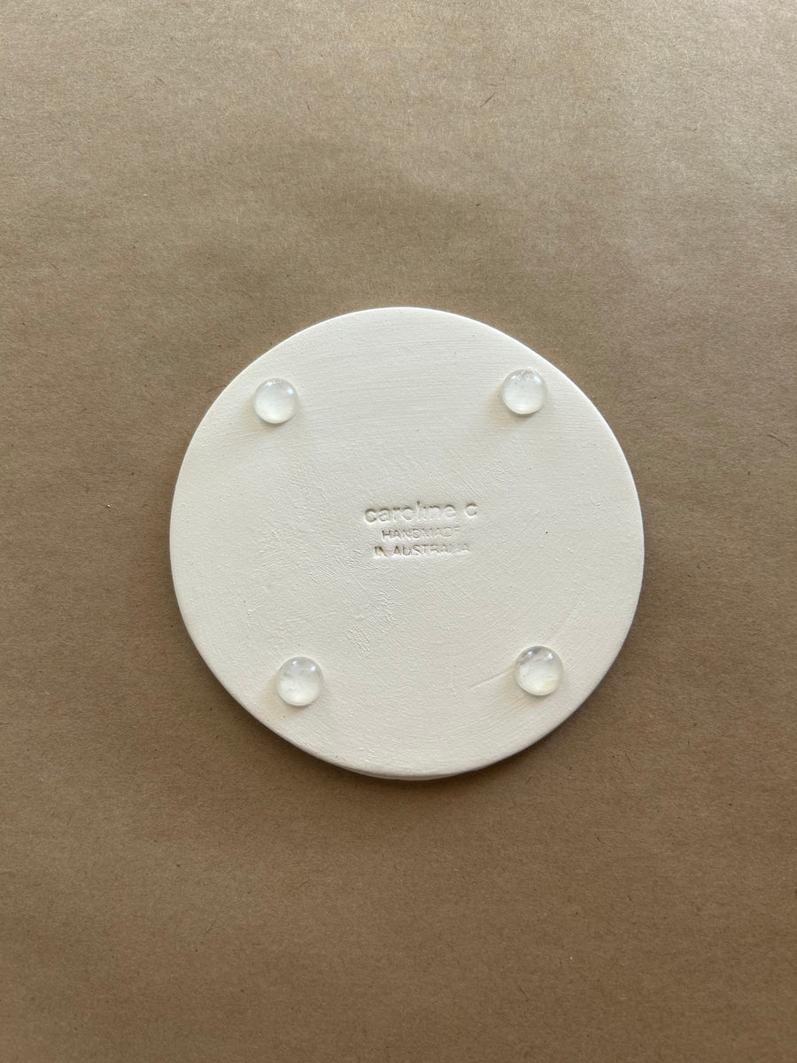 Handmade Ceramic Coaster - Personalised