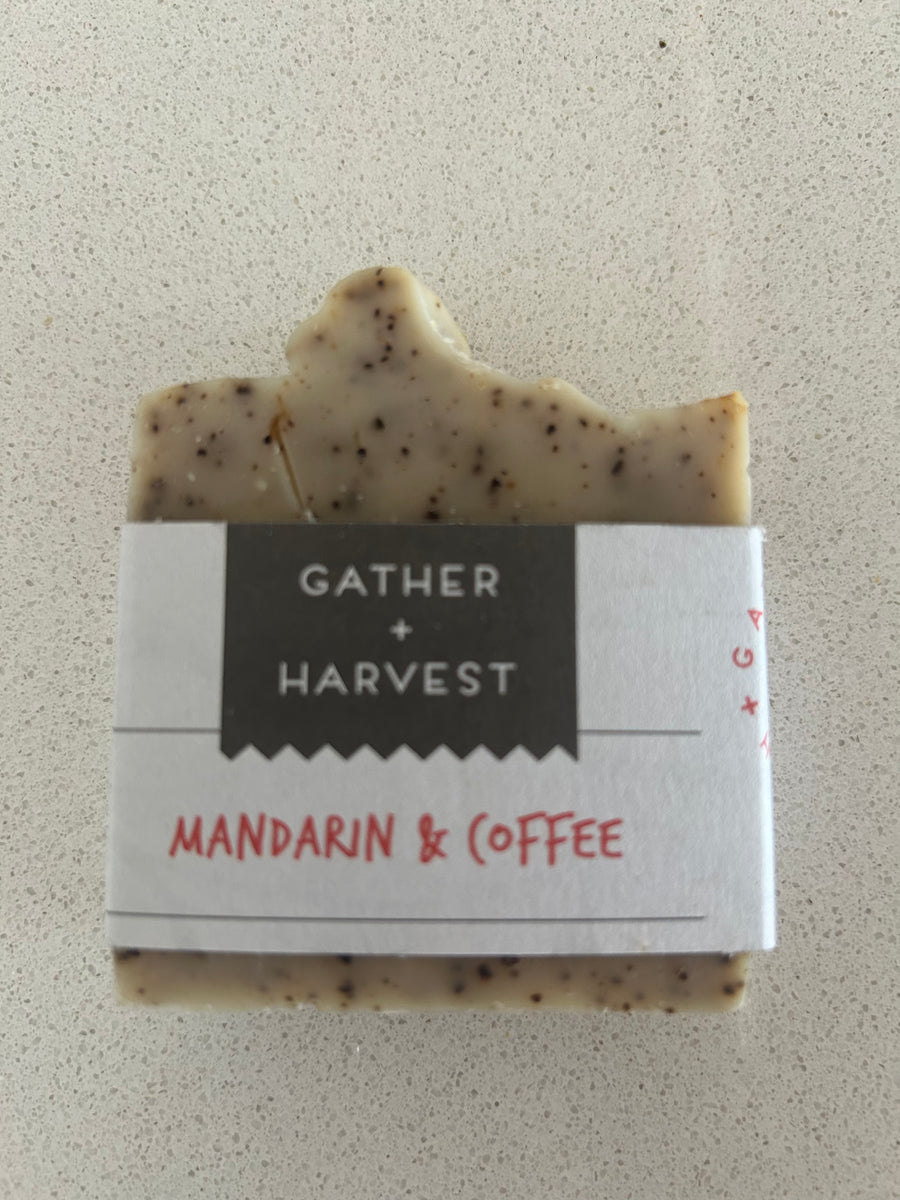 Handmade Natural Soap - Mandarin and Coffee