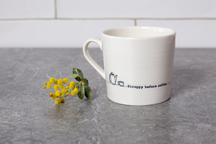east of india, porcelain coffee cup, coffee cup