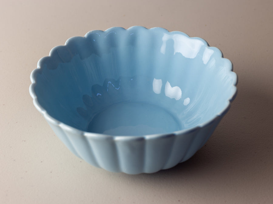 bowl, small bowl, bowl powder blue, bell bowl small serving porder blue, serving bowl