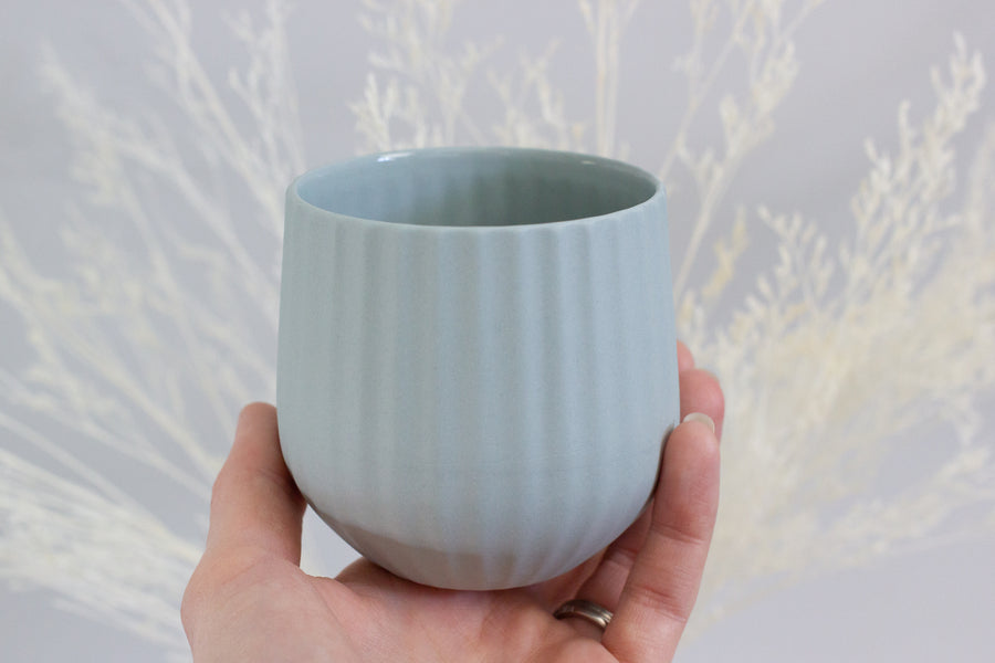 Flax Amity Ceramic Cup - Duck Egg