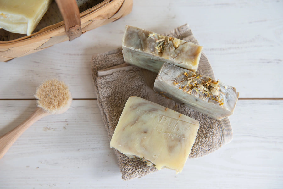 natural soap with Australian essential oils