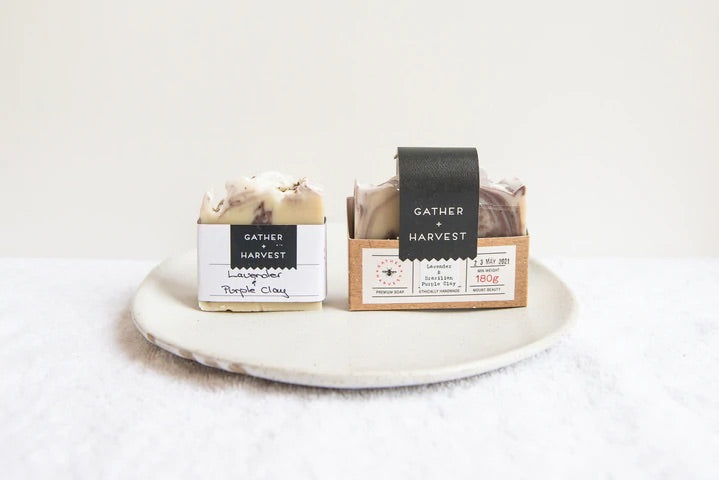natural lavender soap with Australian Essential Oils
