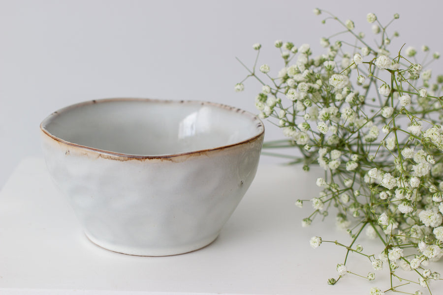 indigo ceramic bowl