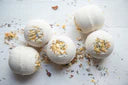Natural bath bombs with a beautiful blend of relaxing Lemongrass Essential Oil and Australian Green Clay.