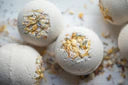 Natural bath bombs with a beautiful blend of relaxing Lemongrass Essential Oil and Australian Green Clay.