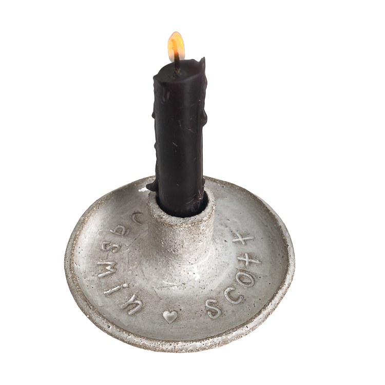 Handmade Ceramic Candle Holder - Personalised